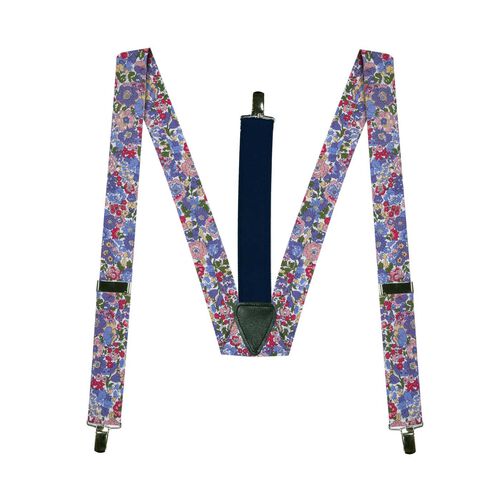 Parisian with Liberty Woodblock Floral Braces
